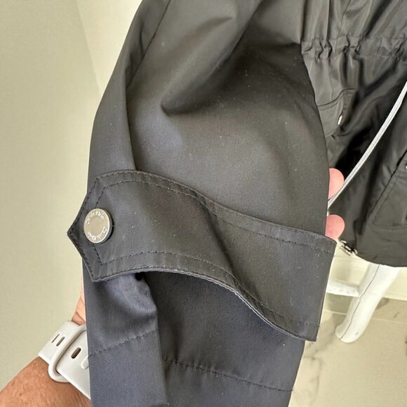 Calvin Klein Women's Black Trenchcoat Windbreaker Jacket Sz S - Picture 4 of 13